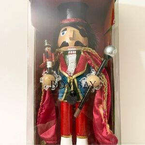 Bombay Mr Drosselmeyer Nutcracker Christmas Wooden Soldier Figure